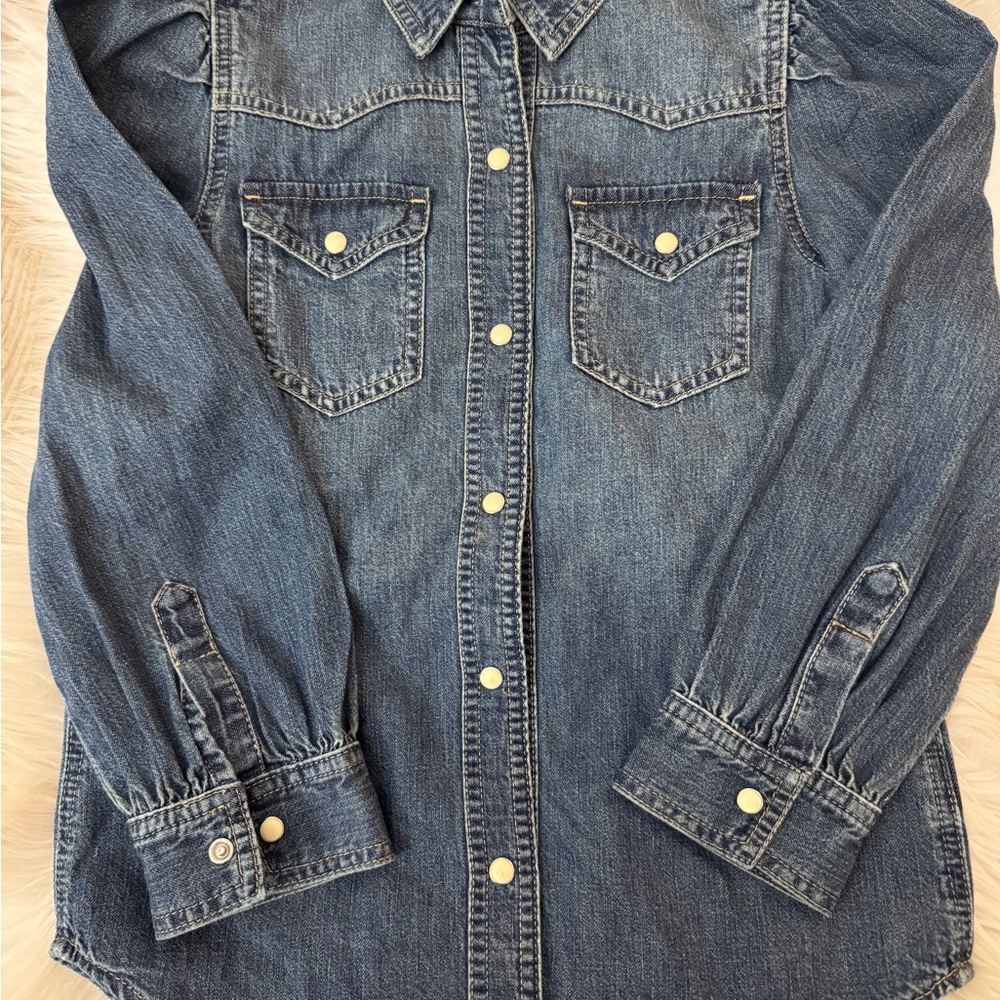 GAP Kids Blue Denim Shirt